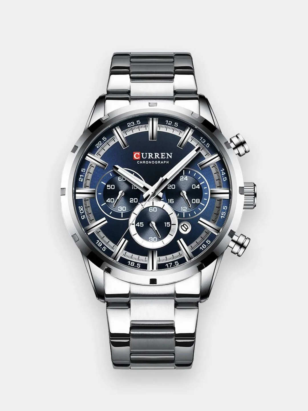 Синий наручные мужские часы Curren 8355
