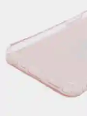 Розовый чехол для Realme 9i, Oppo A96 4G (Реалми Оппо), пластиковый, с рисунком и попсокетом