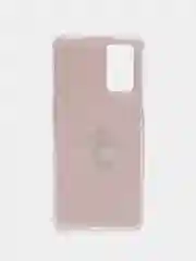 Розовый чехол для Realme 9i, Oppo A96 4G (Реалми Оппо), пластиковый, с рисунком и попсокетом
