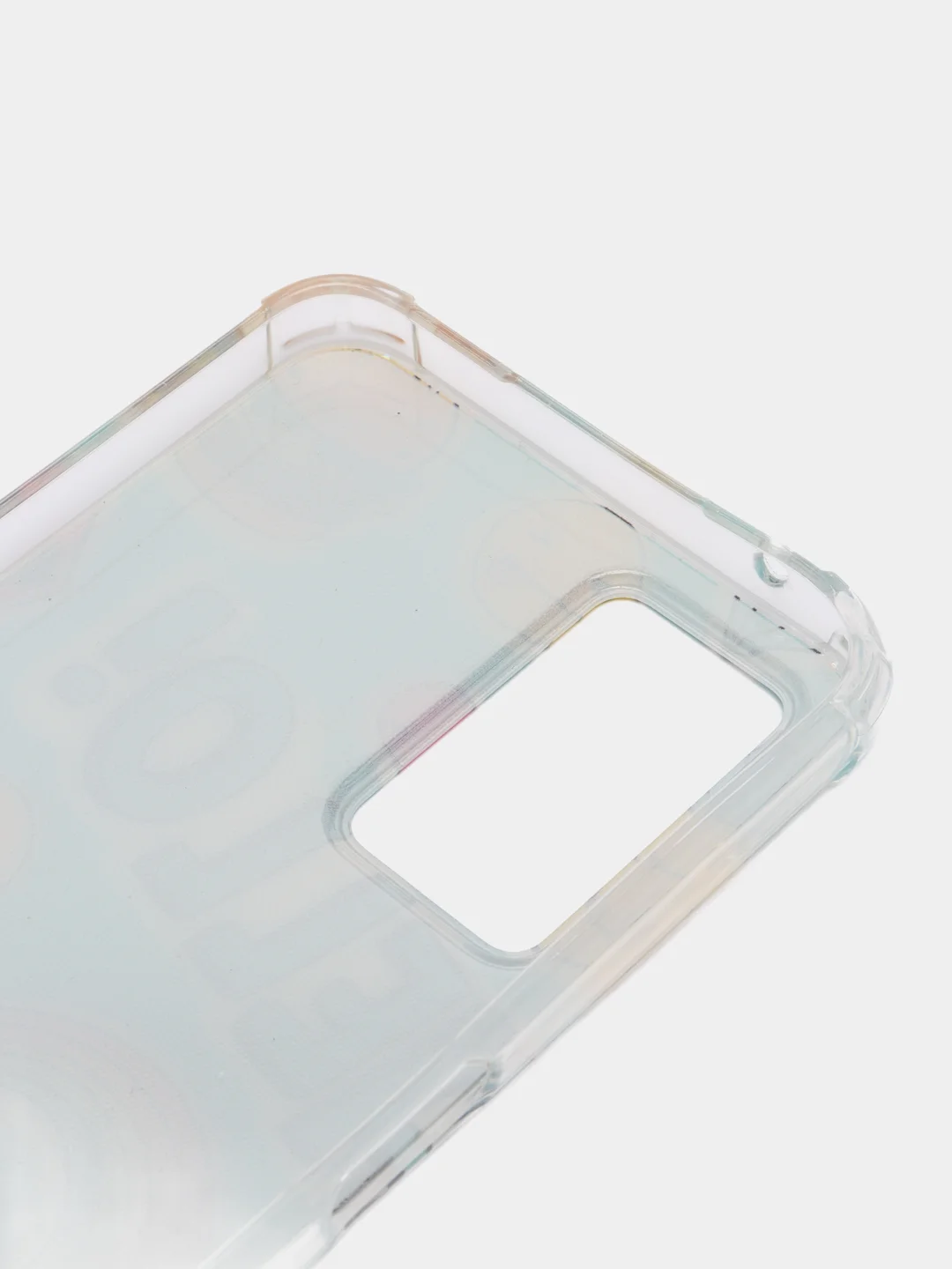 Голубой чехол для Realme 9i, Oppo A96 4G (Реалми Оппо), пластиковый, с рисунком и попсокетом