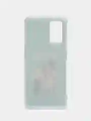 Бирюзовый чехол для Realme 9i, Oppo A96 4G (Реалми Оппо), пластиковый, с рисунком и попсокетом