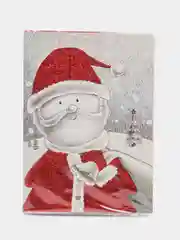 Багровый новогодняя  музыкальная открытка