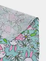 Ткань кулирка "Зайки", трикотаж, хлопок карде плотность 180 г/м2, ширина 180 см