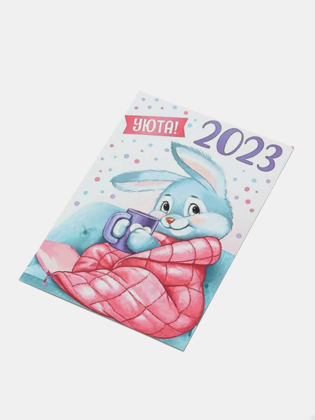 Кремовый магнит/ открытка новогодние символ года 2025
