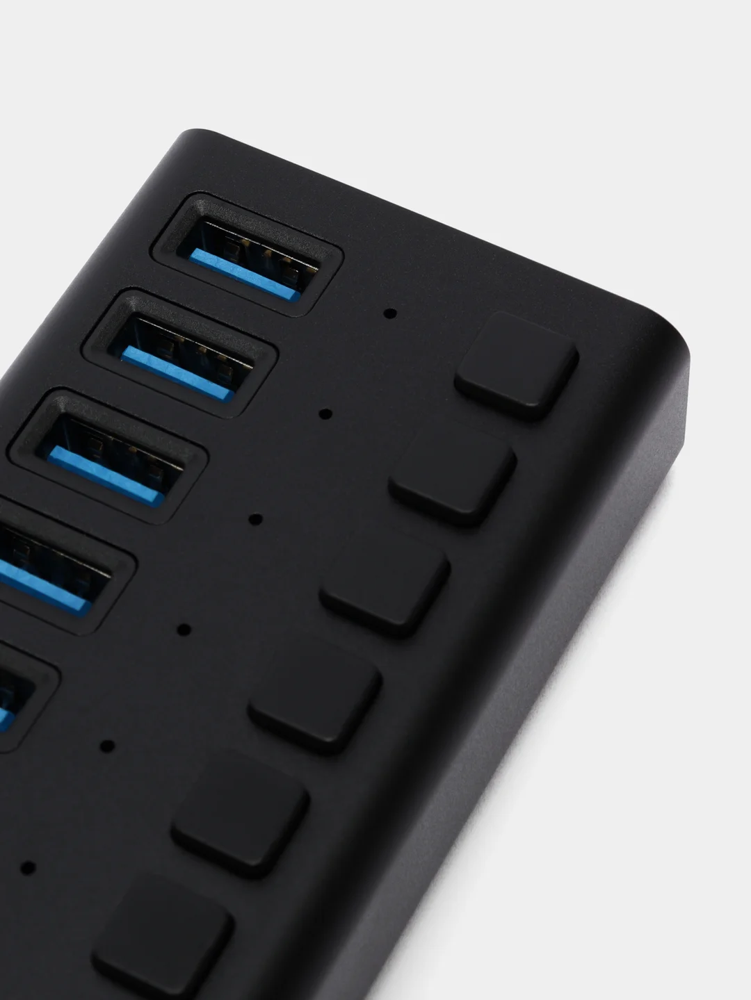 USB-концентратор HARPER HUB-07MB, USB 3.0, Type-A х 7, Black