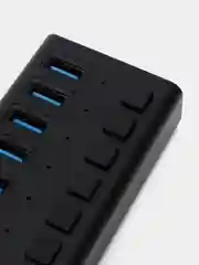 USB-концентратор HARPER HUB-07MB, USB 3.0, Type-A х 7, Black