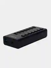 USB-концентратор HARPER HUB-07MB, USB 3.0, Type-A х 7, Black
