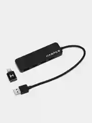 USB-концентратор Harper HUB-04M, USB 3.0, Type-A x 4