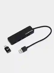 USB-концентратор Harper HUB-04MB, USB 3.0, Type-A x 4