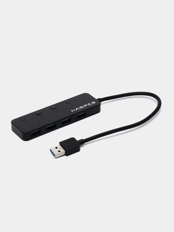 USB-концентратор Harper HUB-04MB, USB 3.0, Type-A x 4