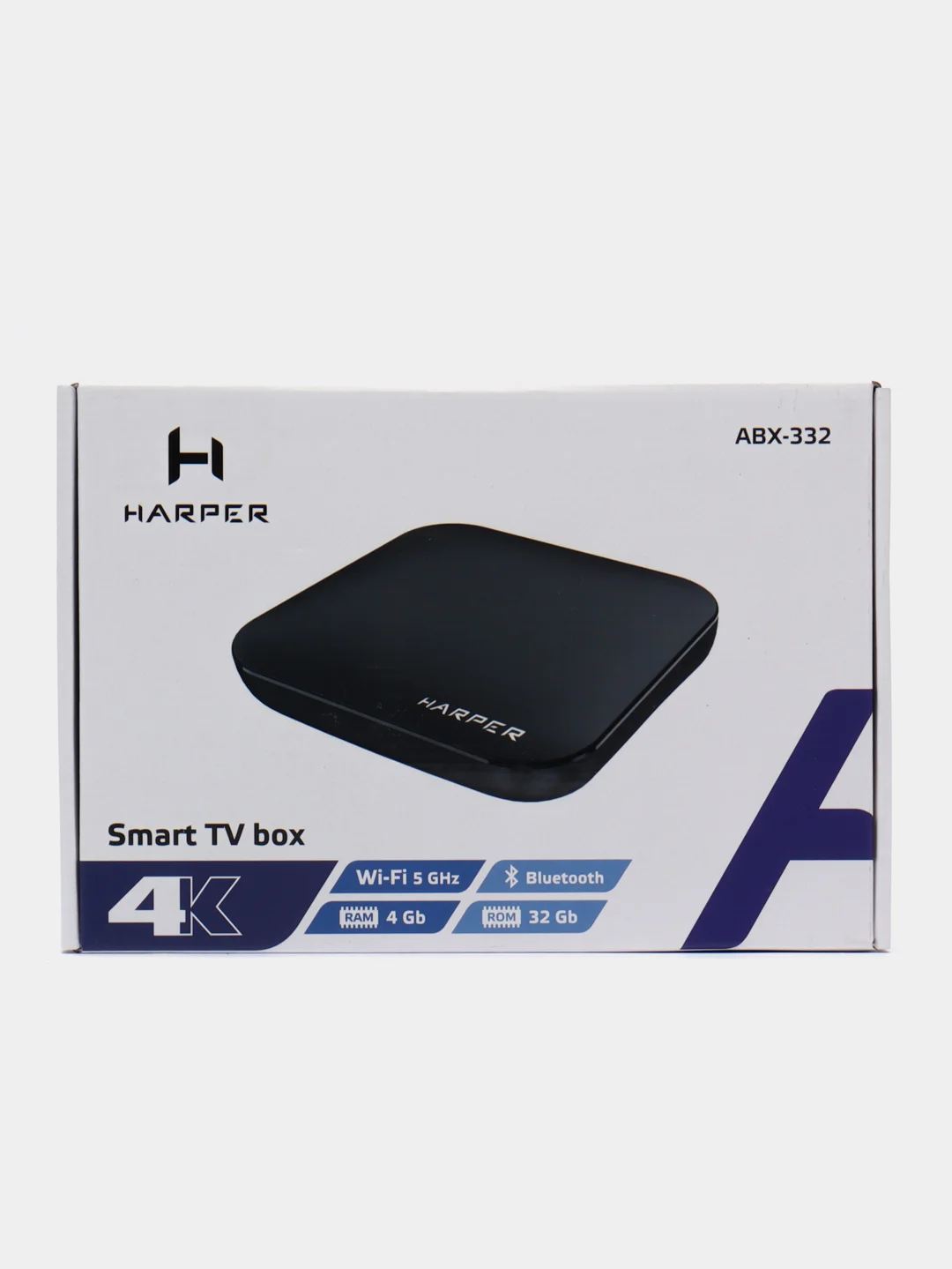 Smart TV приставка Harper ABX-332, черный