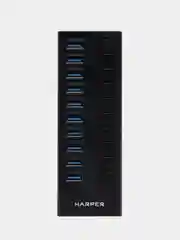 USB-концентратор Harper HUB-10MB, USB 3.0, Type-A х 10