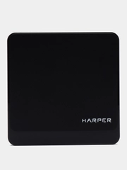 Медиаплеер HARPER ABX-235, Android 9.0 / Smart TV приставка для цифрового ТВ, черный