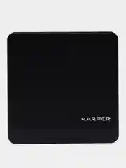 Медиаплеер HARPER ABX-235, Android 9.0 / Smart TV приставка для цифрового ТВ, черный