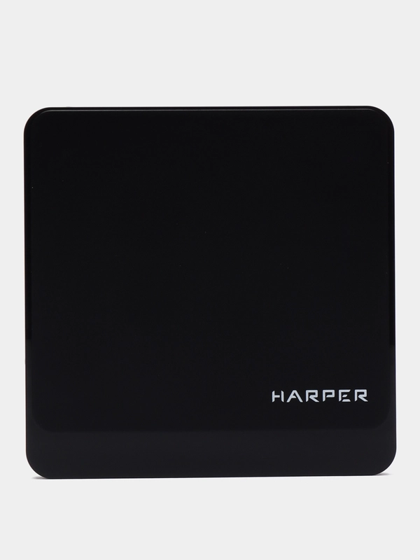 Медиаплеер HARPER ABX-235, Android 9.0 / Smart TV приставка для цифрового ТВ, черный