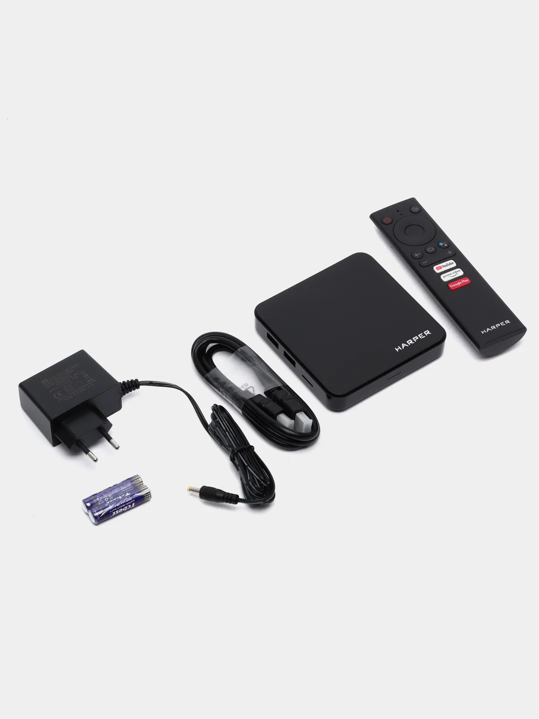 Медиаплеер Android Box Harper ABX-480, Smart TV приставка, черный