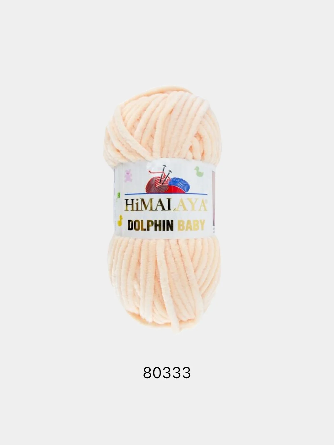 Карамельный шерсть Пряжа Himalaya Dolphin Baby 100% Полиэстер 100г 120м