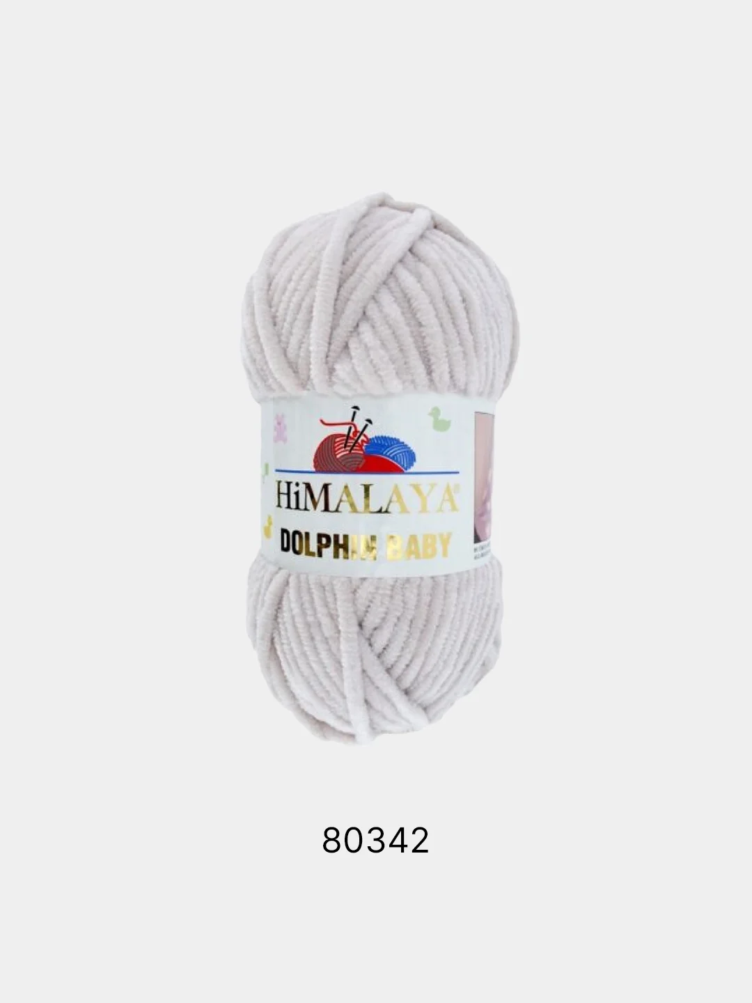 Кремовый шерсть Пряжа Himalaya Dolphin Baby 100% Полиэстер 100г 120м