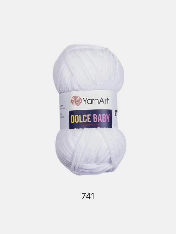 Плюшевая пряжа Yarnart Dolce baby,50гр,85м