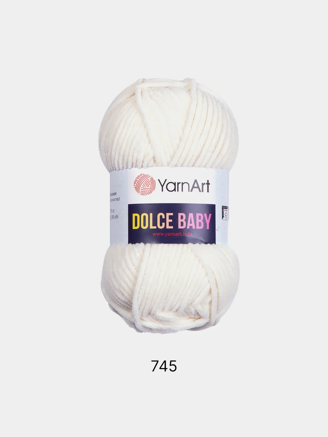 Плюшевая пряжа Yarnart Dolce baby,50гр,85м