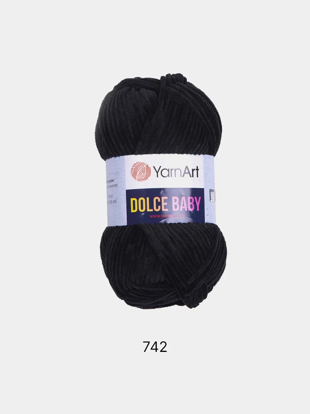Плюшевая пряжа Yarnart Dolce baby,50гр,85м