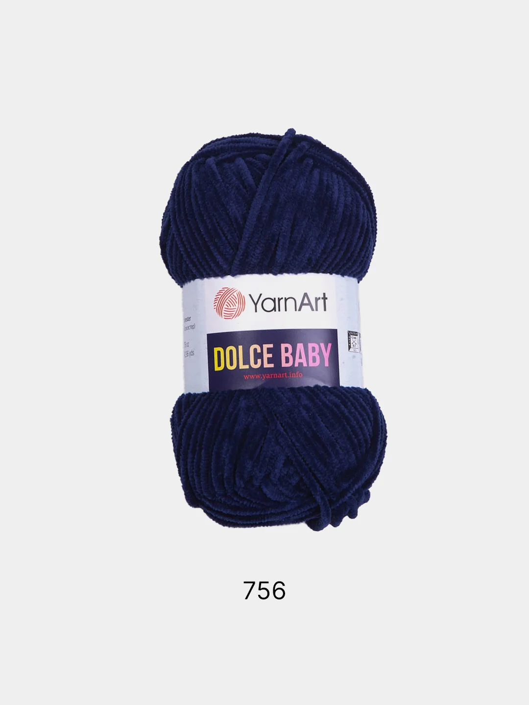 Плюшевая пряжа Yarnart Dolce baby,50гр,85м