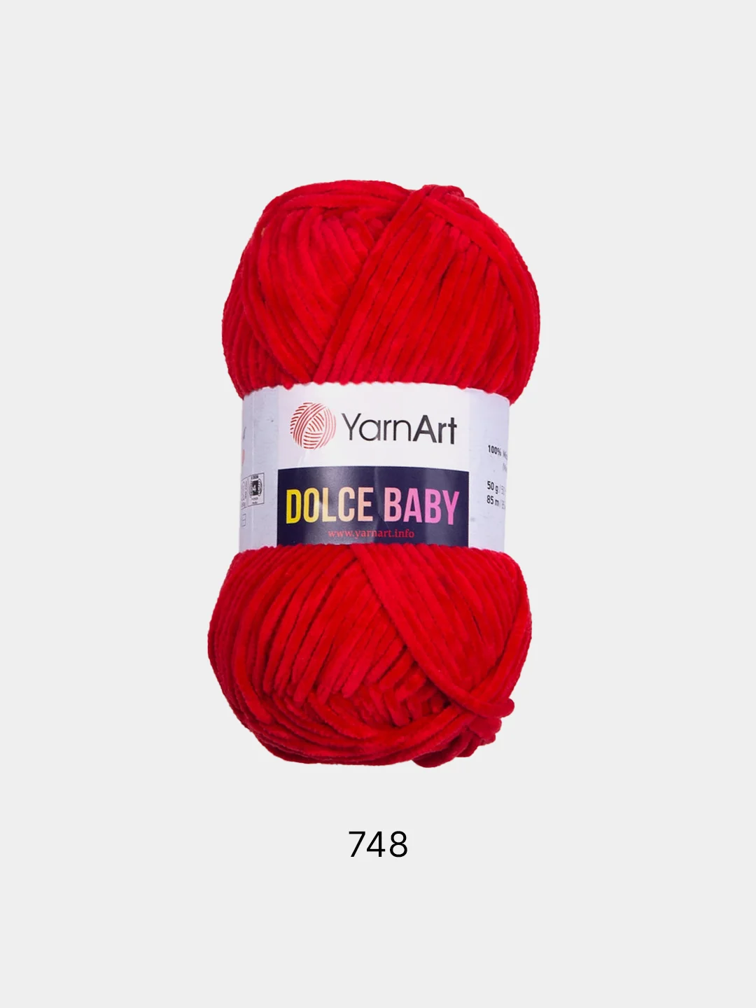 Плюшевая пряжа Yarnart Dolce baby,50гр,85м