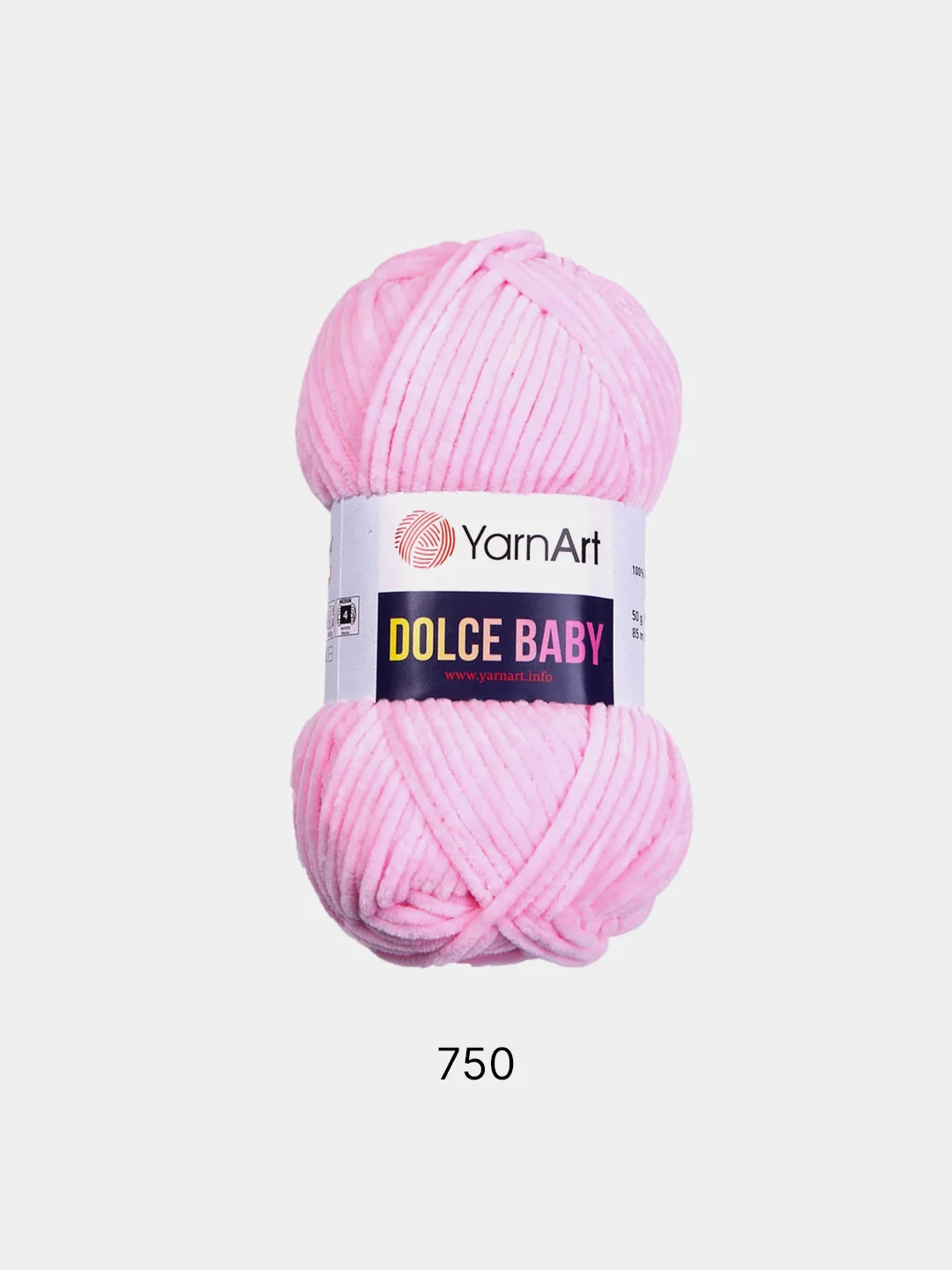 Плюшевая пряжа Yarnart Dolce baby,50гр,85м