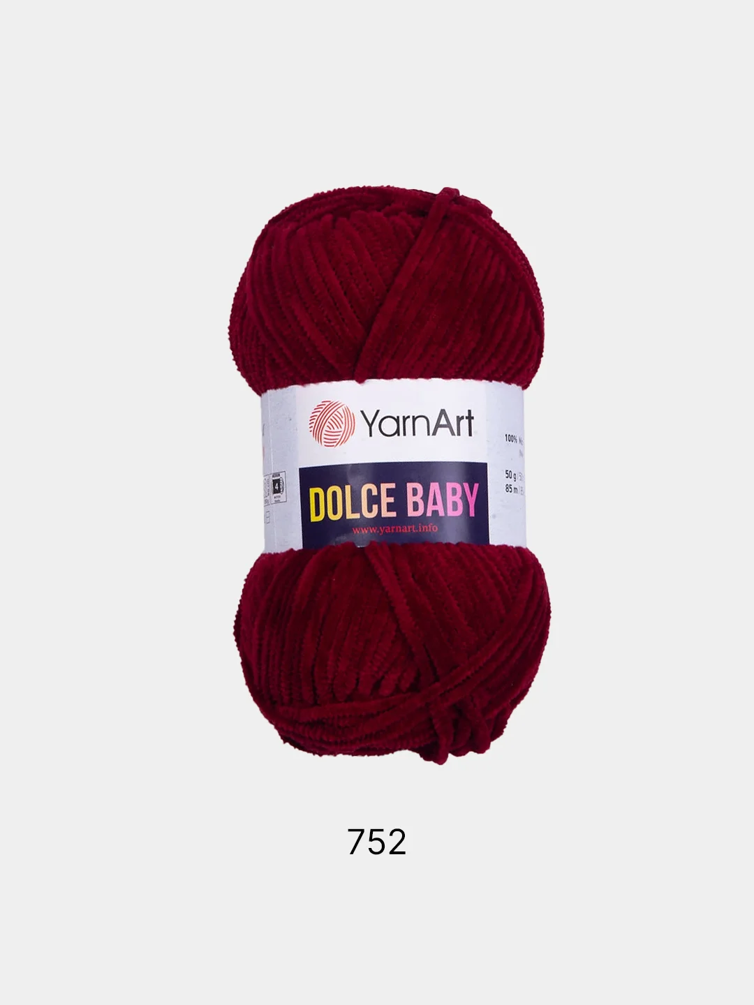 Плюшевая пряжа Yarnart Dolce baby,50гр,85м