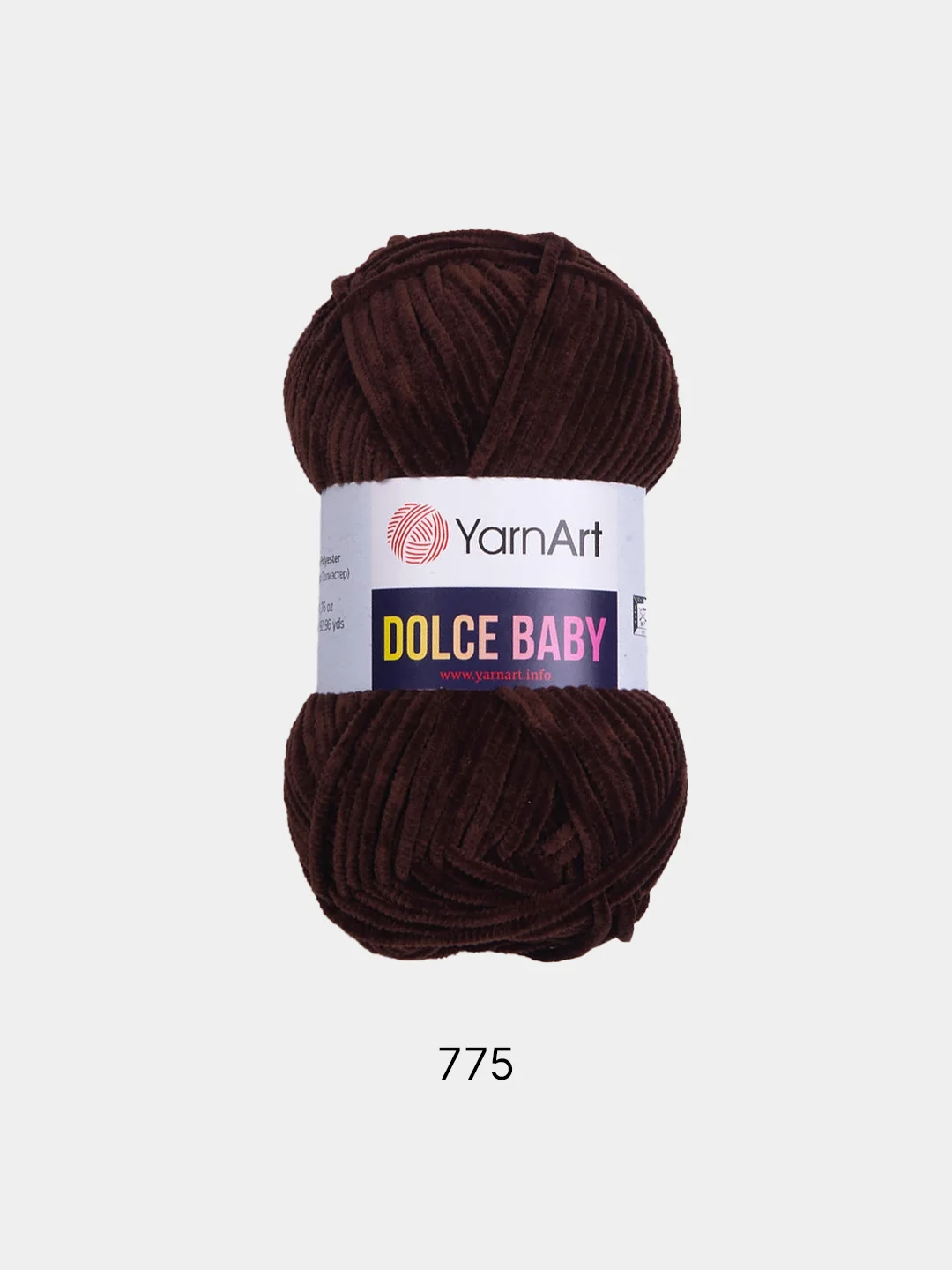 Плюшевая пряжа Yarnart Dolce baby,50гр,85м