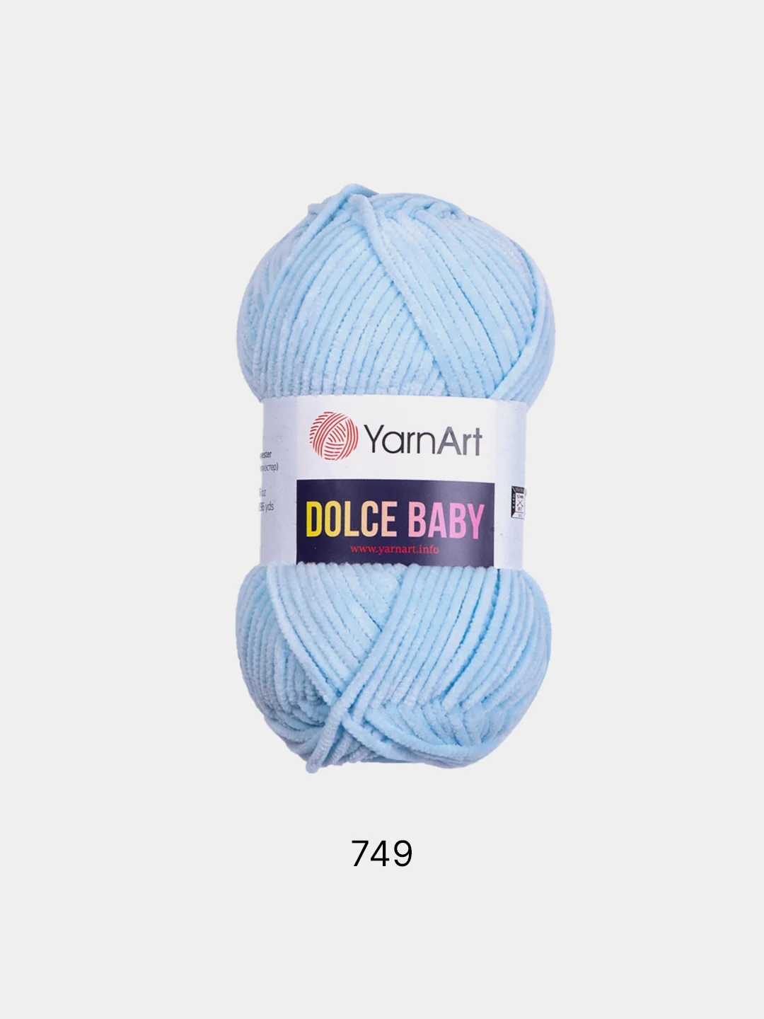 Плюшевая пряжа Yarnart Dolce baby,50гр,85м