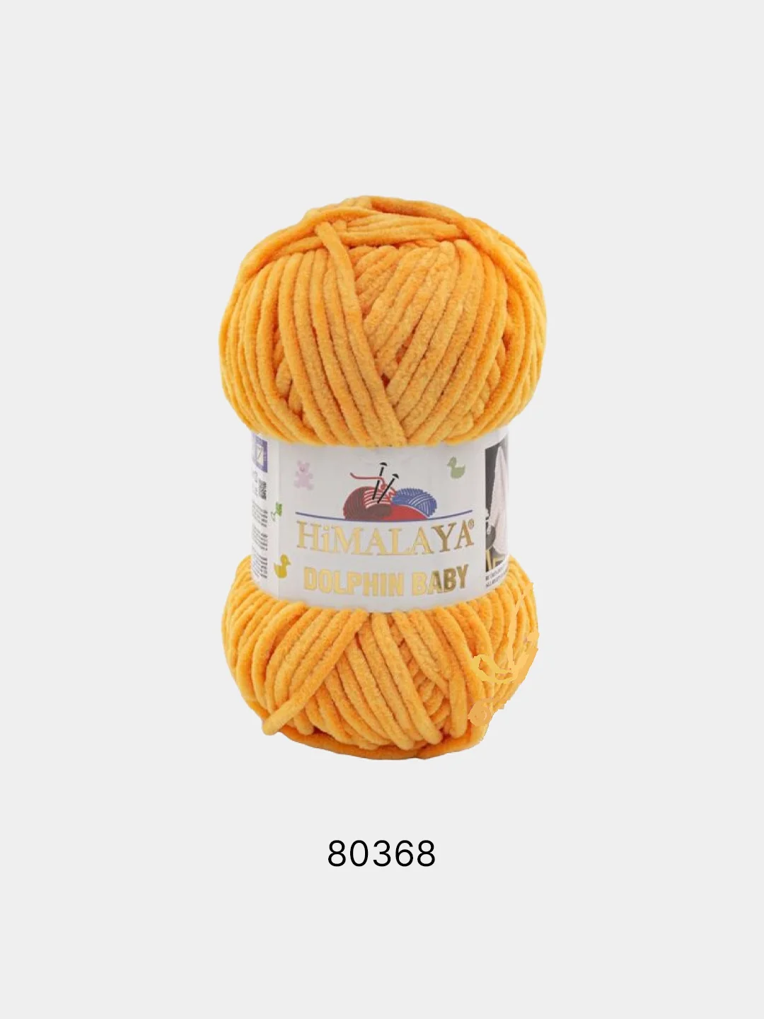 Светло-оранжевый шерсть Пряжа Himalaya Dolphin Baby 100% Полиэстер 100г 120м