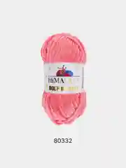 Тёмно-розовый шерсть Пряжа Himalaya Dolphin Baby 100% Полиэстер 100г 120м