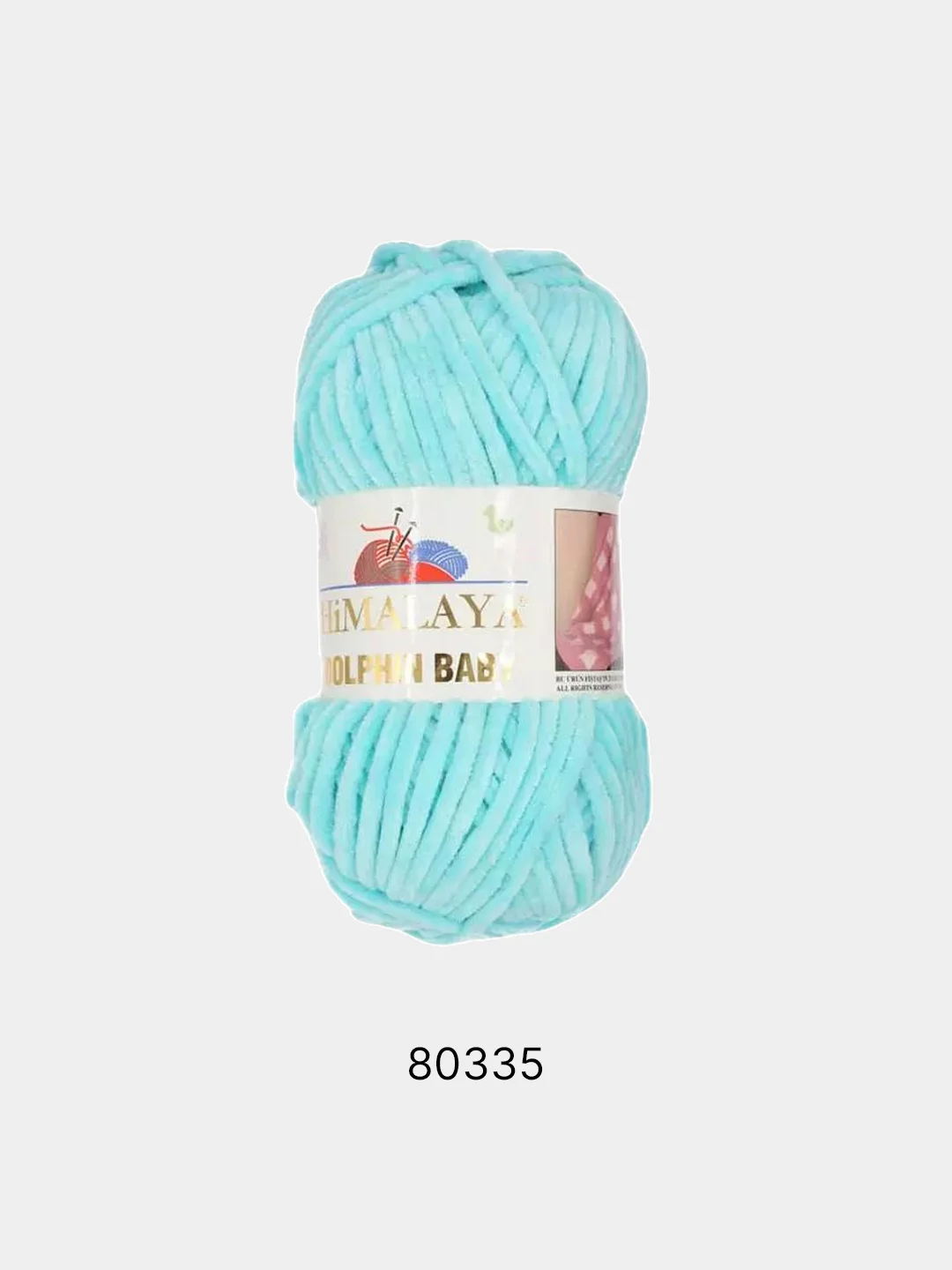 Бирюзовый шерсть Пряжа Himalaya Dolphin Baby 100% Полиэстер 100г 120м