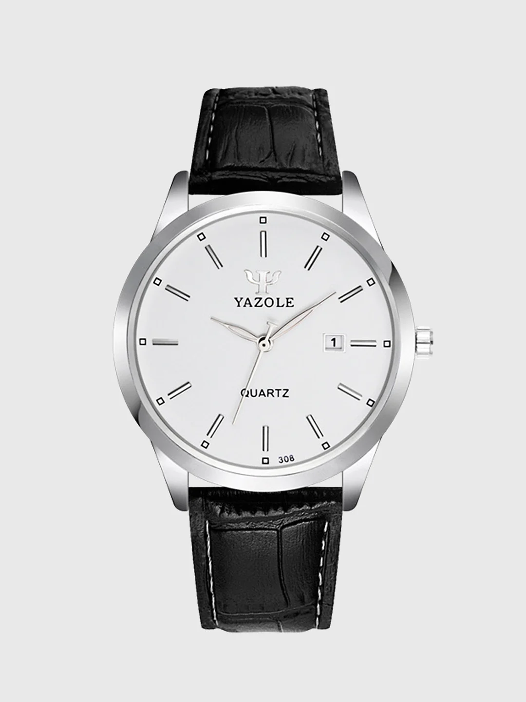 Хаки мужские часы Yazole 308 в подарочной коробке-шкатулке