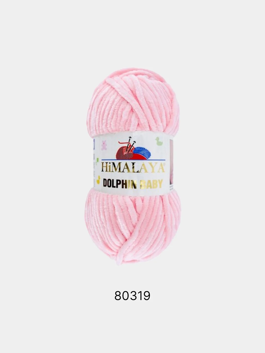 Розовый шерсть Пряжа Himalaya Dolphin Baby 100% Полиэстер 100г 120м