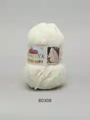Молочный шерсть Пряжа Himalaya Dolphin Baby 100% Полиэстер 100г 120м
