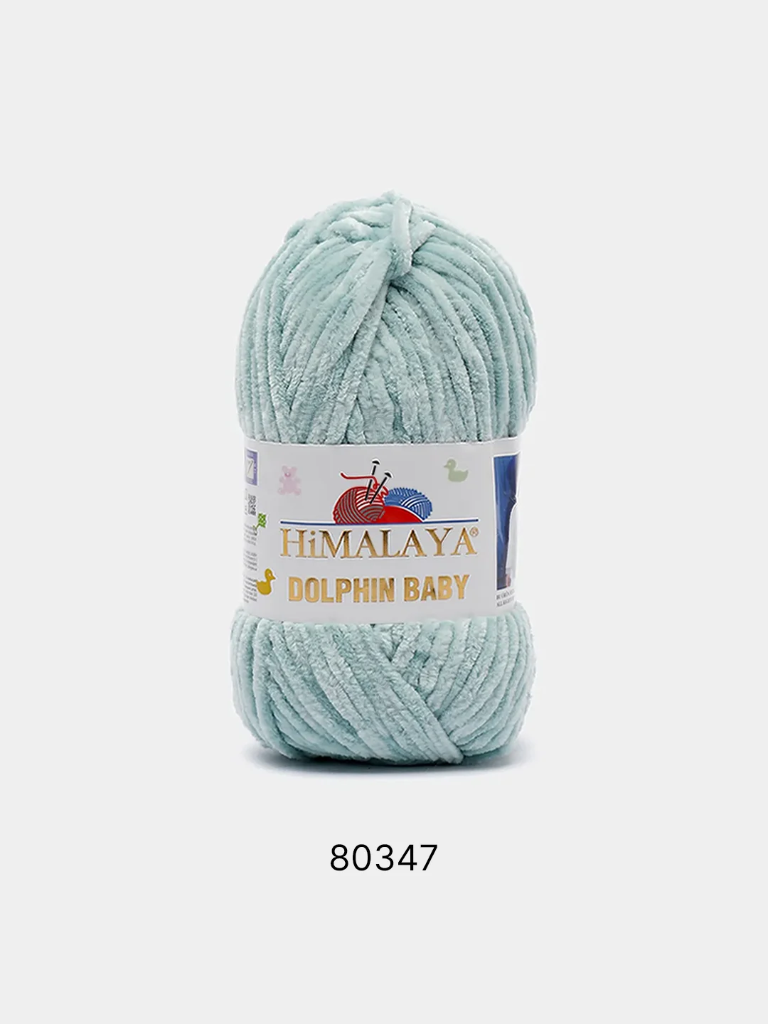 Салатовый шерсть Пряжа Himalaya Dolphin Baby 100% Полиэстер 100г 120м