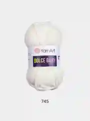 Молочный пряжа плюшевая YarnArt Dolce Baby, 50 г, 85 м