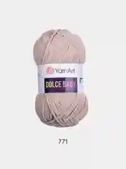 Бежевый пряжа плюшевая YarnArt Dolce Baby, 50 г, 85 м