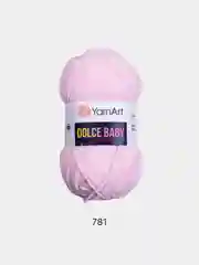 Розовый пряжа плюшевая YarnArt Dolce Baby, 50 г, 85 м