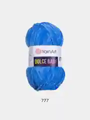 Лазурный пряжа плюшевая YarnArt Dolce Baby, 50 г, 85 м