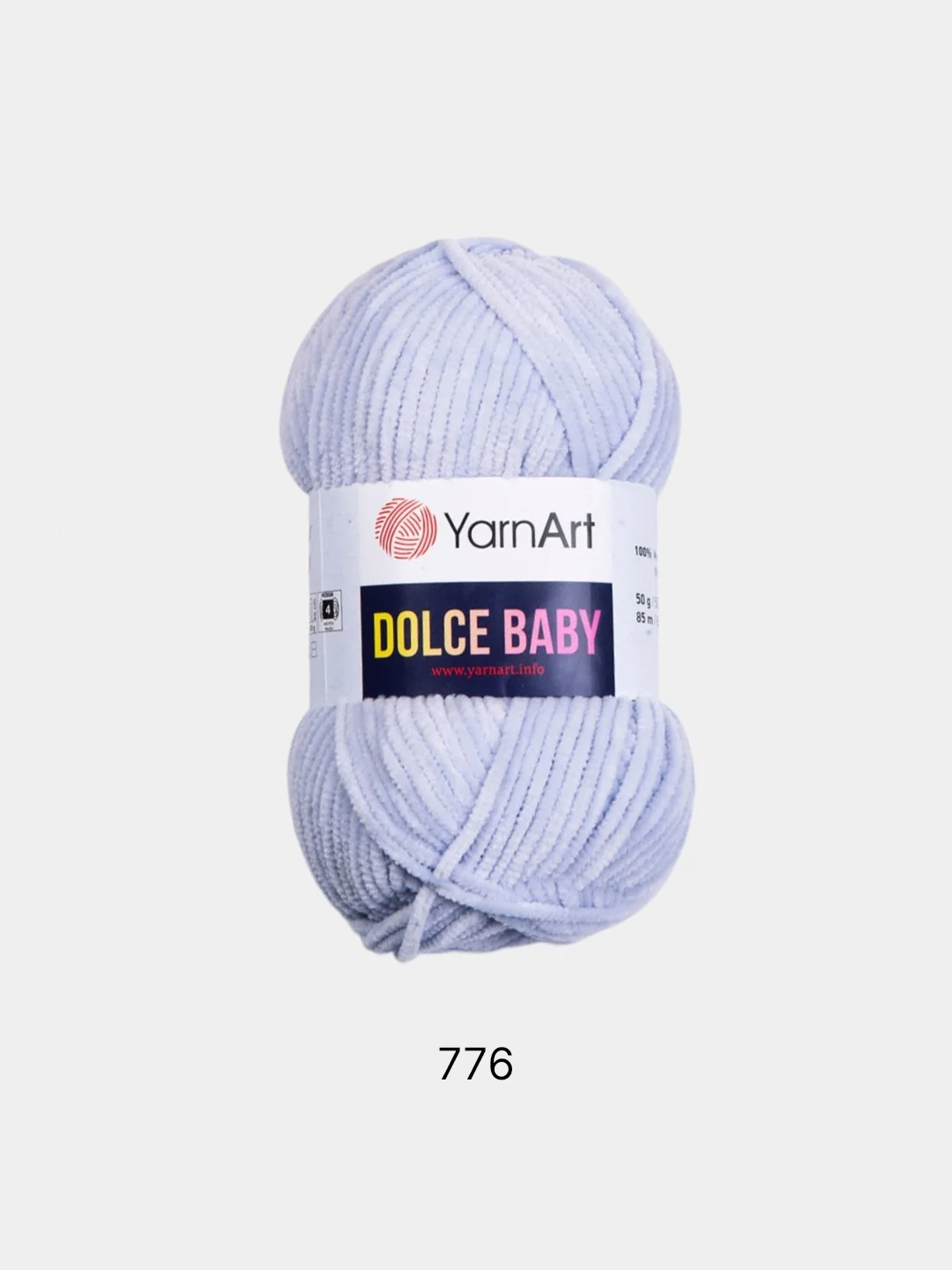 Ледяной пряжа плюшевая YarnArt Dolce Baby, 50 г, 85 м