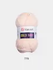 Пудровый пряжа плюшевая YarnArt Dolce Baby, 50 г, 85 м