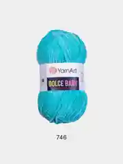 Тёмно-бирюзовый пряжа плюшевая YarnArt Dolce Baby, 50 г, 85 м