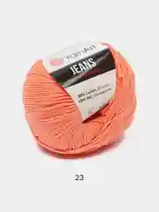 Оранжевый пряжа YarnArt Jeans Ярнарт Джинс