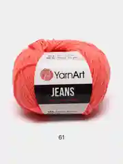 Коралловый пряжа YarnArt Jeans Ярнарт Джинс