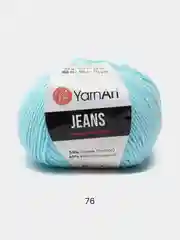 Голубой пряжа YarnArt Jeans Ярнарт Джинс