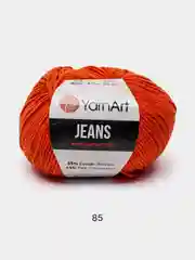 Рыжий пряжа YarnArt Jeans Ярнарт Джинс