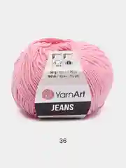 Розовый пряжа YarnArt Jeans Ярнарт Джинс